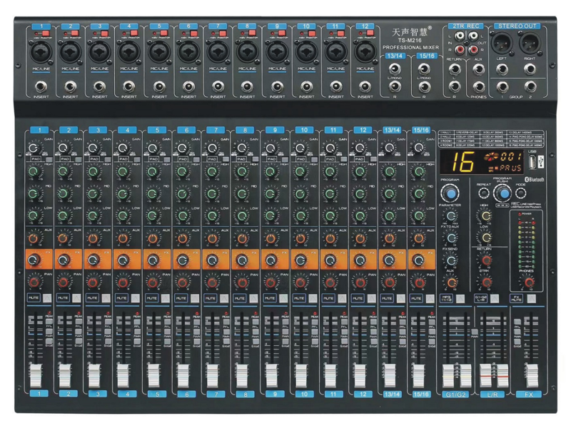 十六路調(diào)音臺(tái)（多功能接口）